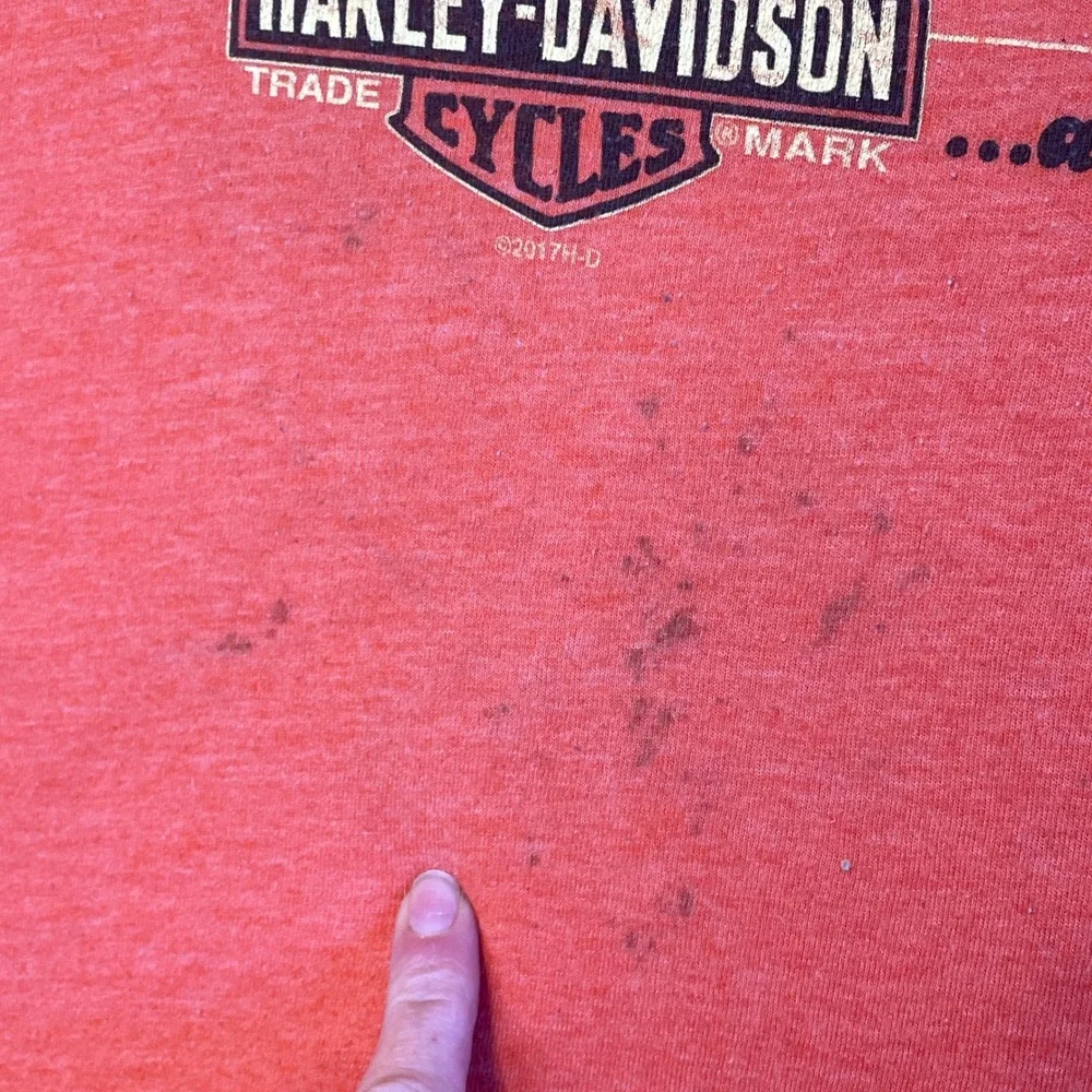 Harley Davidson 2003 Laid Back Graphic Tee Orange XXL - Picture 8 of 11